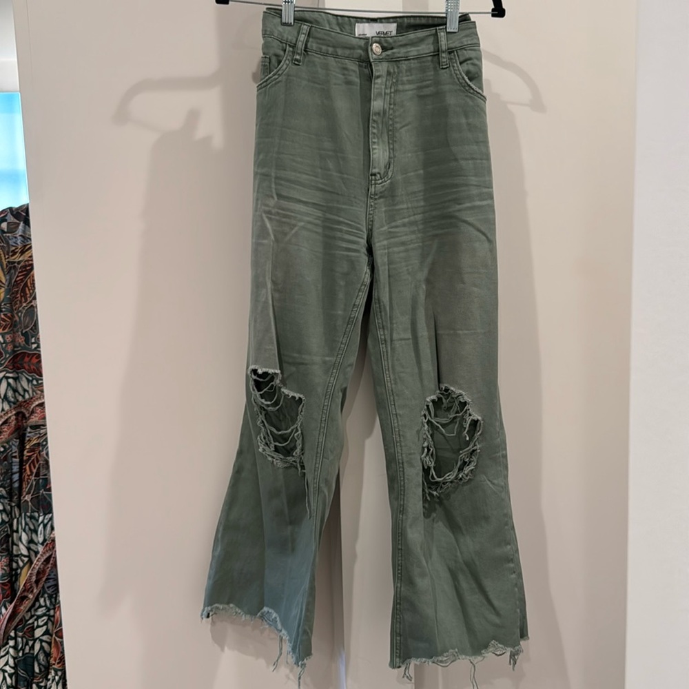 Vervet jeans army green sz 32